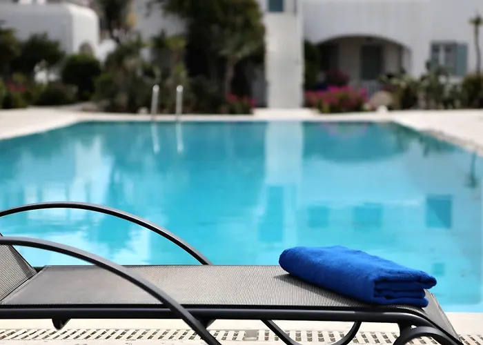 Ilios Cozy Poolhouse Mykonos オルノス